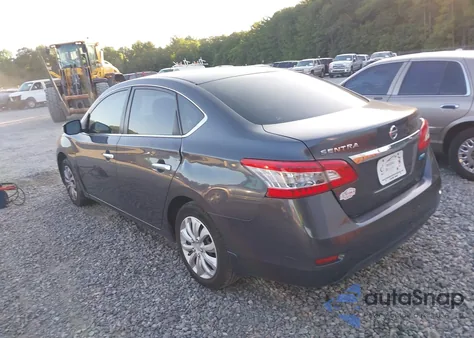 2014 Nissan Sentra Fe+ S/Fe+ Sv/S/Sl/Sr/Sv z USA, uszkodzony, nr VIN 3N1AB7AP4EY214914